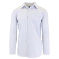 thumbnail image 1 of Men's Long Sleeve Printed Dress Shirt With Chest Pocket, 1 of 10