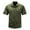 Army Green, variant on Leesechin Mens Shirts Short Sleeve UV Protection Hiking Fishing UPF 50+ Quick Dry Cooling Camping Travel Shirts Army Green 3XL
