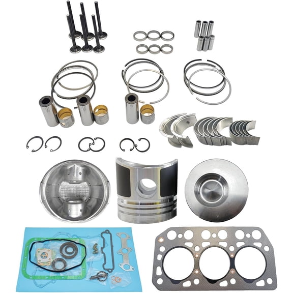 K3E Engine Overhaul Rebuild Kit (No cylinder liner) For Mitsubishi K3E Engine For Case 234 235 Tractor Excavator For CAT MS02M Excavator Piston Combustion Chamber 39mm MM433462 MM435384