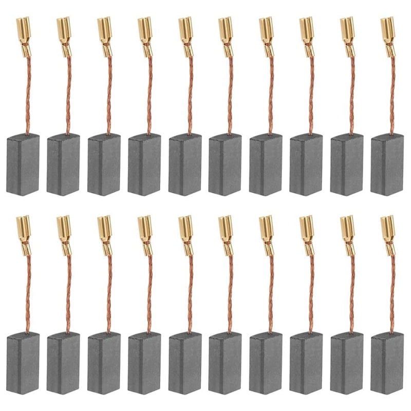 For angle grinder Carbon Brushes Motor Replacement Part 20pcs Set Useful 