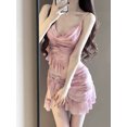 thumbnail image 4 of OIINAA-bañador Sexy para mujer, conjunto de Bikini a la moda Y2K, traje de baño dividido rosa, traje de baño de tres piezas para mujer, ropa de playa elegante para vacaciones, 4 of 5