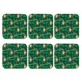 thumbnail image 2 of Disketp St Patrick'S Day9 Funny Coasters,6 Pcs Leather Coasters With Holder, Perfect Housewarming Hostess Gifts,Protect Furniture From Water Marks Scratch And Damage, 2 of 9