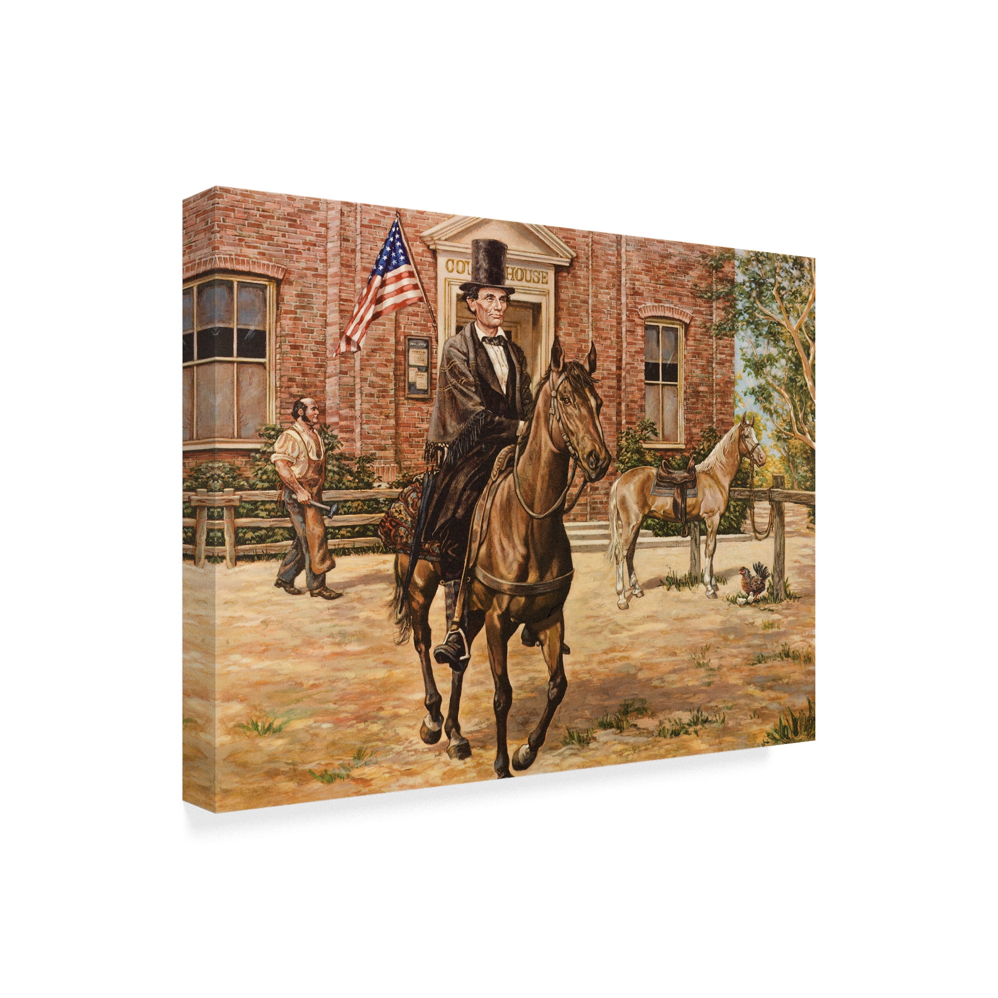 Trademark Fine Art 'Circuit Lawyer' Canvas Art by Lee Dubin