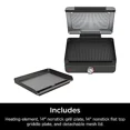 thumbnail image 2 of Refurbished - Ninja Sizzle Smokeless Indoor Grill & Griddle, 2 of 5