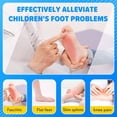 thumbnail image 7 of Popzoom Kids Insoles Flat Feet Arch Support,PU Orthopedic Shoe Inserts for Children Foot Pain, 7 of 7