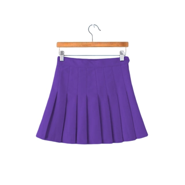 Mini plisada para de Yoga, Cosplay, s escolares de alto Púrpura xl Hugo Mini faldas de cintura alta