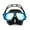 Black/Blue No tube, variant on Rx Optical Diving Goggles Gear Set Hyperopia Myopia Snorkel Full Dry Tube Scuba Mask