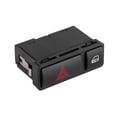 thumbnail image 2 of 61318368920, Door Central Lock Button High Sensitivity Black Hazard Warning Light Switch  For Upgrade, 2 of 8