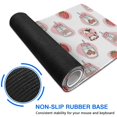 thumbnail image 6 of Long Mouse Pads for Desk,White Cow Strawberry Jar Pattern Desk Mats on Top Of Desks, Desk Mouse Pad Extra Large with 3mm Non-Slip Base and Stitched Edge for Gaming,Office,Work,Home 31.5"x11.8", 6 of 6