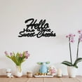 thumbnail image 5 of Wood Hello Sign Have a Seat Sweet Cheeks Wall Decor Word Wall Art Decoration Hanging Rustic Plaque for Indoor Outdoor Bedroom Living Room Garden Office House Home 11.81 x 9.84 Inch, 5 of 7
