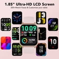 thumbnail image 5 of Tikland Smart Watches for Men Women, Smartwatch Fits for iPhone Android 1.83" HD Fitness Tracker with Call Function, 600 mAh 30 Day Battery Life, 110+ Sport Modes, Fitness Watch, IP68 Waterproof Pink, 5 of 8