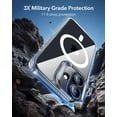thumbnail image 3 of ESR for iPhone 17 Case, Magnetic Phone Case for iPhone 17, Compatible with MagSafe, Camera Control, Shockproof Military-Grade Protection, Clear, 3 of 7