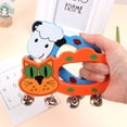 thumbnail image 4 of Bangcool 4PCS Infant Rattle Developmental Wood Cartoon Animal Hand Bell Musical Toy, 4 of 10