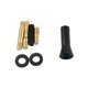 thumbnail image 1 of Antena de coche corta, aluminio de fibra de carbono de 3,5 cm, antena decorativa de coche corta, negro LingWen 8390615963015, 1 of 1