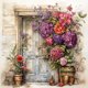 thumbnail image 1 of 5D DIY Taladro Nostalgia Jardín Puerta Kit 30x30cm, 1 of 9