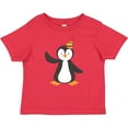 thumbnail image 3 of Inktastic Cute Penguin, Baby Penguin, Penguin with Party Hat Boys or Girls Baby T-Shirt, 3 of 5