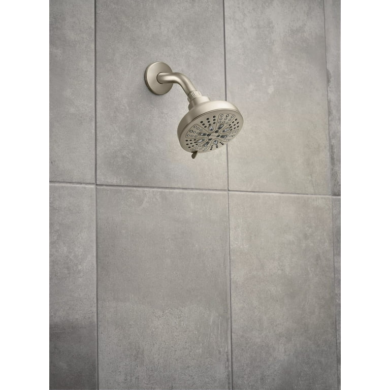 Moen Hydro Energetix Brushed Nickel Bathroom Showerhead with Eight