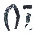 thumbnail image 3 of Unique Bargains 1 Pc Fashion Little Chrysanthemum Pattern Headbands for Women Navy Blue, 3 of 6