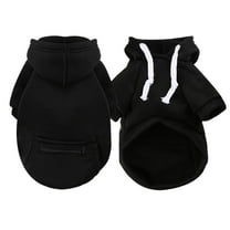 The Dog Face Sweater Dog Hoodie With Pocket - Fall Winter Warm Sweater Puppy Clothes For Dogs Boy Girl Yorkies Chihuahua - Pet Cat Sweatshirt Blank Color Dog Clothes Medium Girl Winter