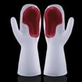 thumbnail image 1 of Guantes de Cocina, Guantes de Látex con Cepillo Suave, para Lavavajillas y Cocina, Aislantes Térmicos y Protección para Las Manos, Fáciles de Limpiar y Esterilizar, Paquete de 2., 1 of 4