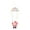 B, variant on CIYISON Festive Parachute Santa Clause Toy Excellent Home Decorations for Holiday Season