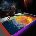 thumbnail image 6 of XL Led Gaming Mouse Pad with 14 Light Modes - Light Up Gamer Mouse Pad,31.5 x 11.8in Non-Slip Gamepad Style RGB Large Gamer Mousepad,Black Long Glowing Gaming Accessories for Desk,Waterproof, 6 of 7
