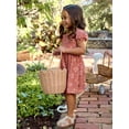 thumbnail image 4 of Modern Moments by Gerber Toddler Girl Smocked Dress with Bows, Sizes 12M-5T, 4 of 12