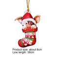 thumbnail image 3 of Árbol de Navidad acrílico Decoración colgante Adornos colgantes de dibujos animados para niños (9) Tmvgtek Libre de BPA, 3 of 9