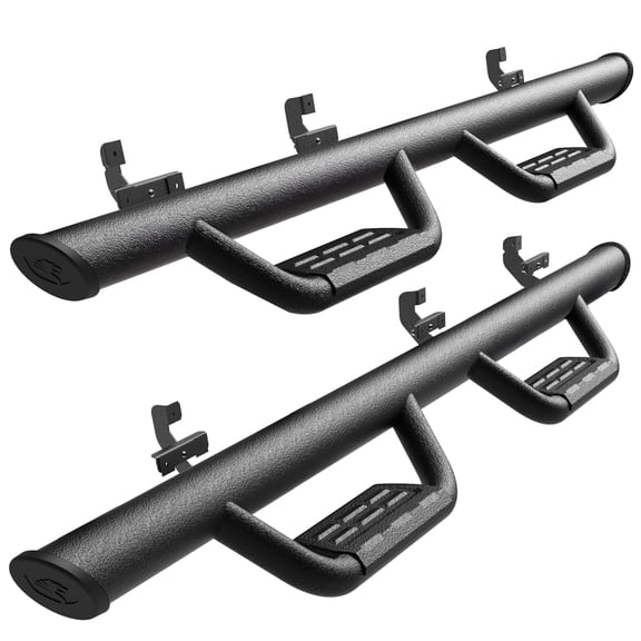 Tyger Auto Tyger Access Running Boards Compatible with 2015-2026 Ford F-150; 2022-2026 F-150 Lightning; 2017-2026 F-250 F-350 SD | Supercrew Cab | TG-AS2F24009 | Textured Black Drop Step Rail