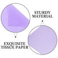 thumbnail image 3 of SEWCHICS 100pcs Packing Tissue Paper Violet Present Wrapping for Valentine's Day, 3 of 6
