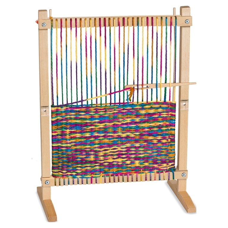 Melissa & Doug Wooden Multi-Craft Weaving Loom, Extra-Large photo 1