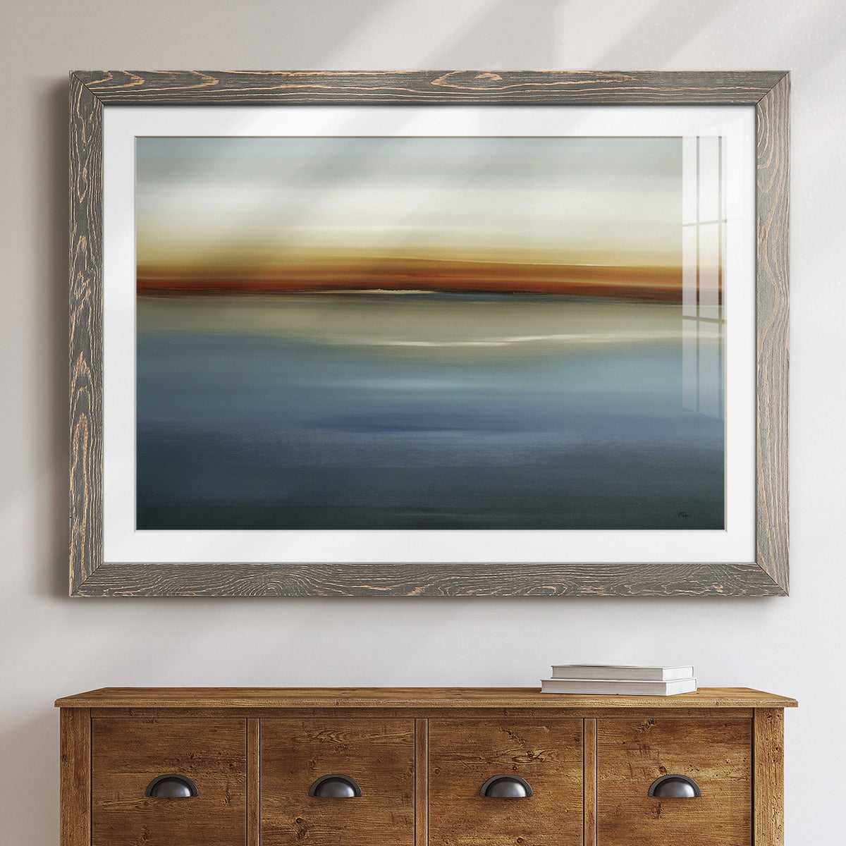 Beside the Blue II-Premium Framed Print - Ready to Hang
