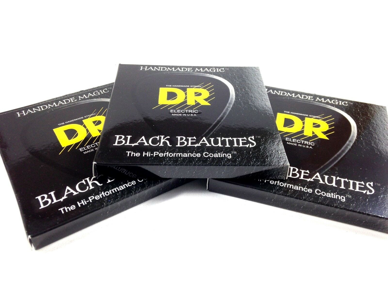 DR Guitar Strings Electric K3 Black Beauties High Performance 3 Packs 10-46