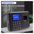 thumbnail image 2 of Biometric Fingerprint Attendance Machine Smart Fingerprint Time Attendance Machine Time Clocking Recorder Employee Worker Device ,Reliable Data Protection, 2 of 8