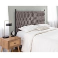 thumbnail image 5 of LumiSource Black Metal, Grey Fabric Braided Matisse Headboard, 5 of 5