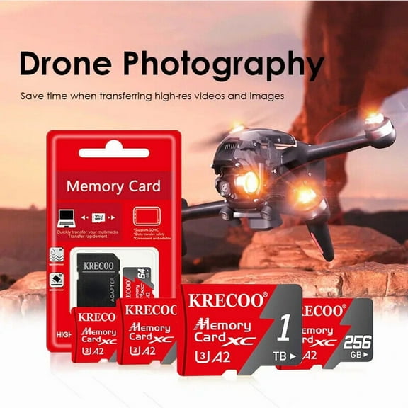 Micro SD Card Ultra Class 10 SDXC SDHC Memory Card Fit for Dash Cams Android lot