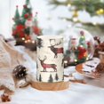 thumbnail image 2 of Yayeee Flameless Candles with Remote Flickering Battery Operated Multi Color Changing, Plaid Deer, 2 of 7