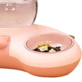 thumbnail image 1 of Pet Cat Double Bowl Automatic Drink Food Feeder Fuente de agua para perros (rosa) JShteea Libre de BPA, 1 of 6