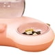 thumbnail image 5 of Sywqhk Pet Cat Double Bowl Automatic Drink Food Feeder Fuente de agua para perros (rosa) Sywqhk Para estrenar, 5 of 6
