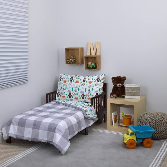 Carter's Woodland Boy 4 Piece Toddler Bedding Set