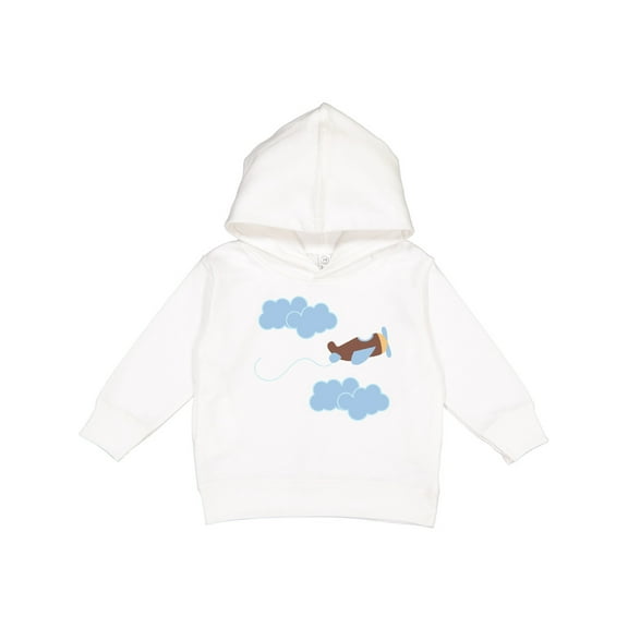 Inktastic Boys Airplane Pilot Toddler Hoodie