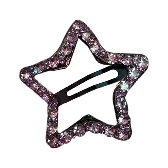 EZLIFE Pinzas para el pelo con forma de estrella y pentagrama para niñas y mujeres, pinzas para el pelo E6G8