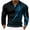Blue C, variant on Men's Shirts Fashion Strip Printed Turndown Pullover Tops Casual Long Sleeve Athletic Shirts for Men Gray-8 S