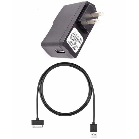 Kircuit 2A Wall Power Charger Cable for Nook HD 7 in BNTV400 8GB Smoke Slate WHT