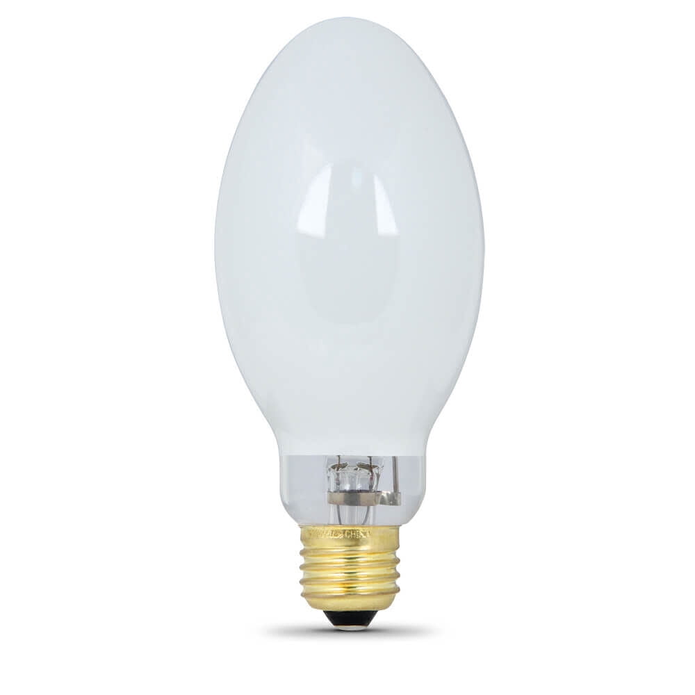 Satco S1937 Mercury Vapor Lamp – 250W, 3900K, Mogul Base, ED28 Coated Bulb, 10,000 Avg Rated Hours, For Industrial & Outdoor Lighting