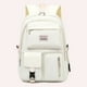 thumbnail image 5 of Mochila de nailon coreano para niños y niñas, mochilas escolares para estudiantes, Mochila (Beige), 5 of 5