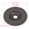thumbnail image 2 of Uxcell 4 inch Flap Pad 72 Page Grinding Wheel for Angle 320 Grits 10 Pack, 2 of 5
