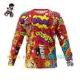 thumbnail image 3 of Maillots de descenso para niños, ciclismo de montaña, todoterreno, Dh, camisetas de moto, camisetas de secado rápido, ropa de bicicleta BMX para niños, ciclismo, 3 of 5