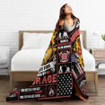 thumbnail image 6 of Black Nurse Medicine Heart Ultra-Soft Cozy Throw Blanket Home Decorative Blanket Nurse Gift for Women, 6 of 6