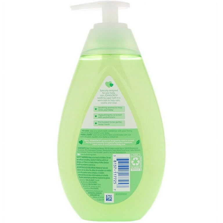 Johnson's baby cheap soothing vapor bath